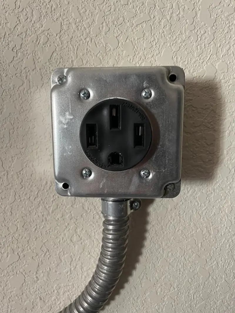 NEMA 14-50 outlet installed for Smart Home Electrical in Maurice River